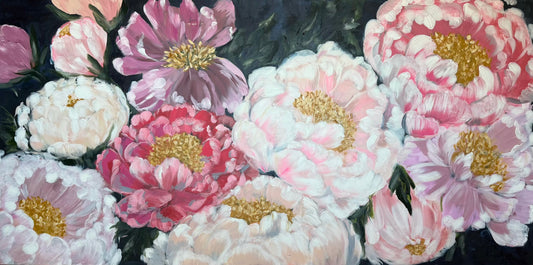 Commissioned Artwork- "Blush and Blooms"