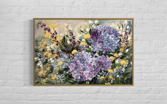 🌸 The Story Behind My Favorite Painting: "Graceful Serenity"