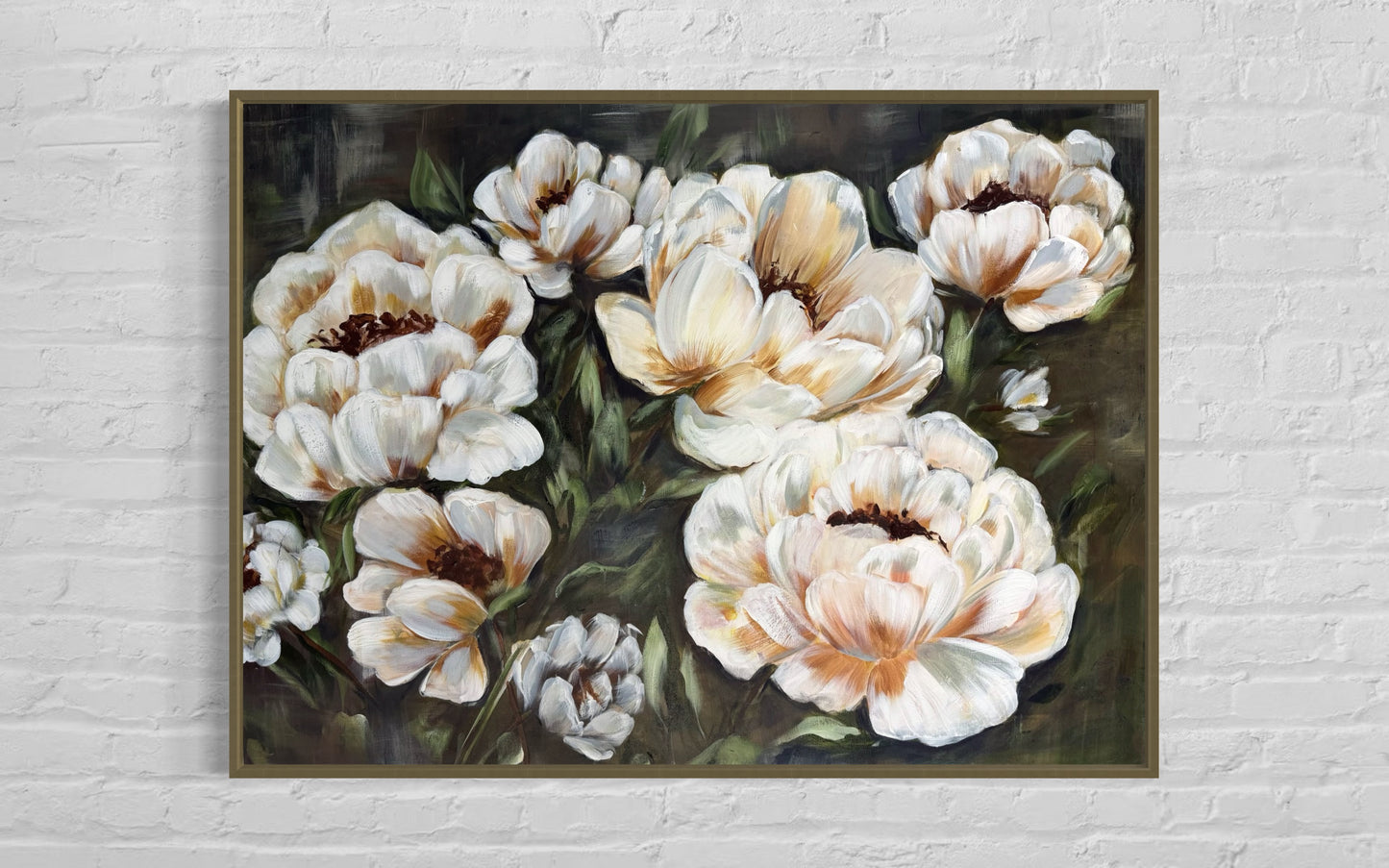 “Still She Blooms” – 30x40 Original Acrylic Framed