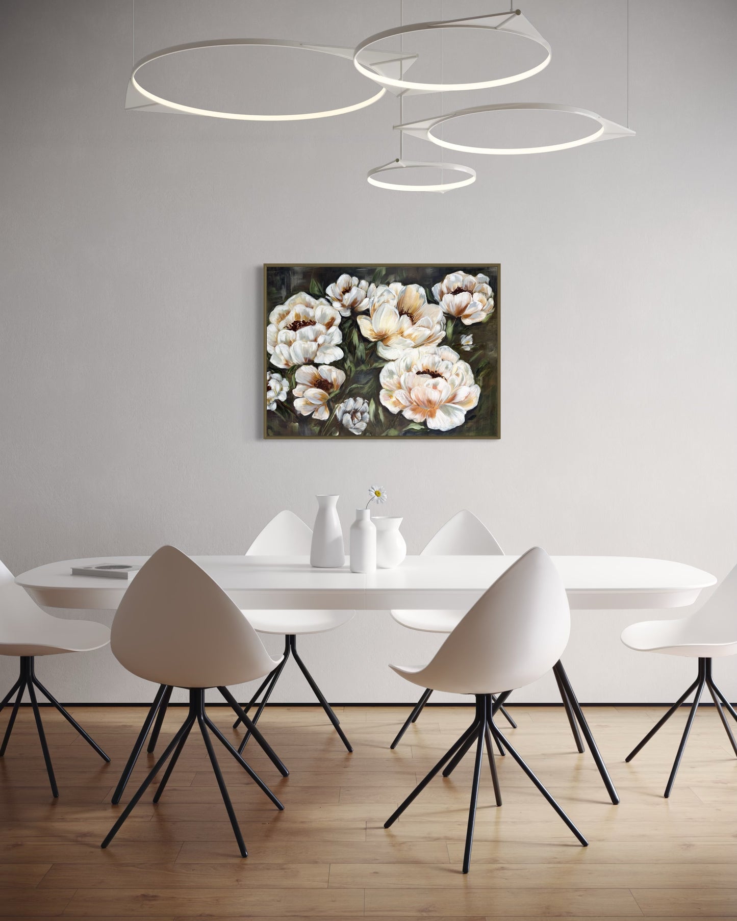 “Still She Blooms” – 30x40 Original Acrylic Framed