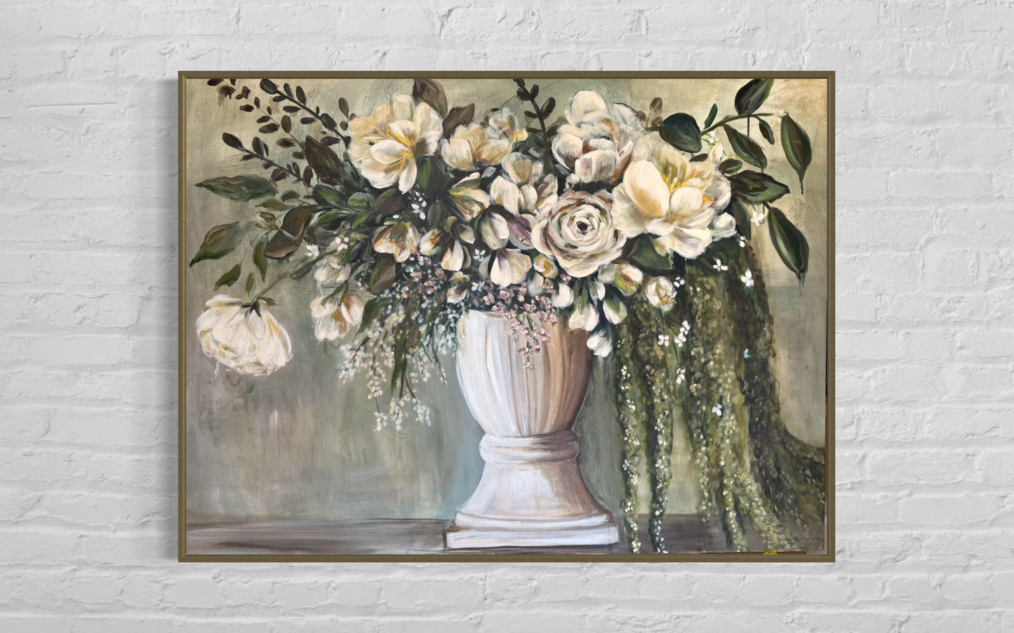 “A Return to Stillness” – 36x48 Original Mixed Media Framed