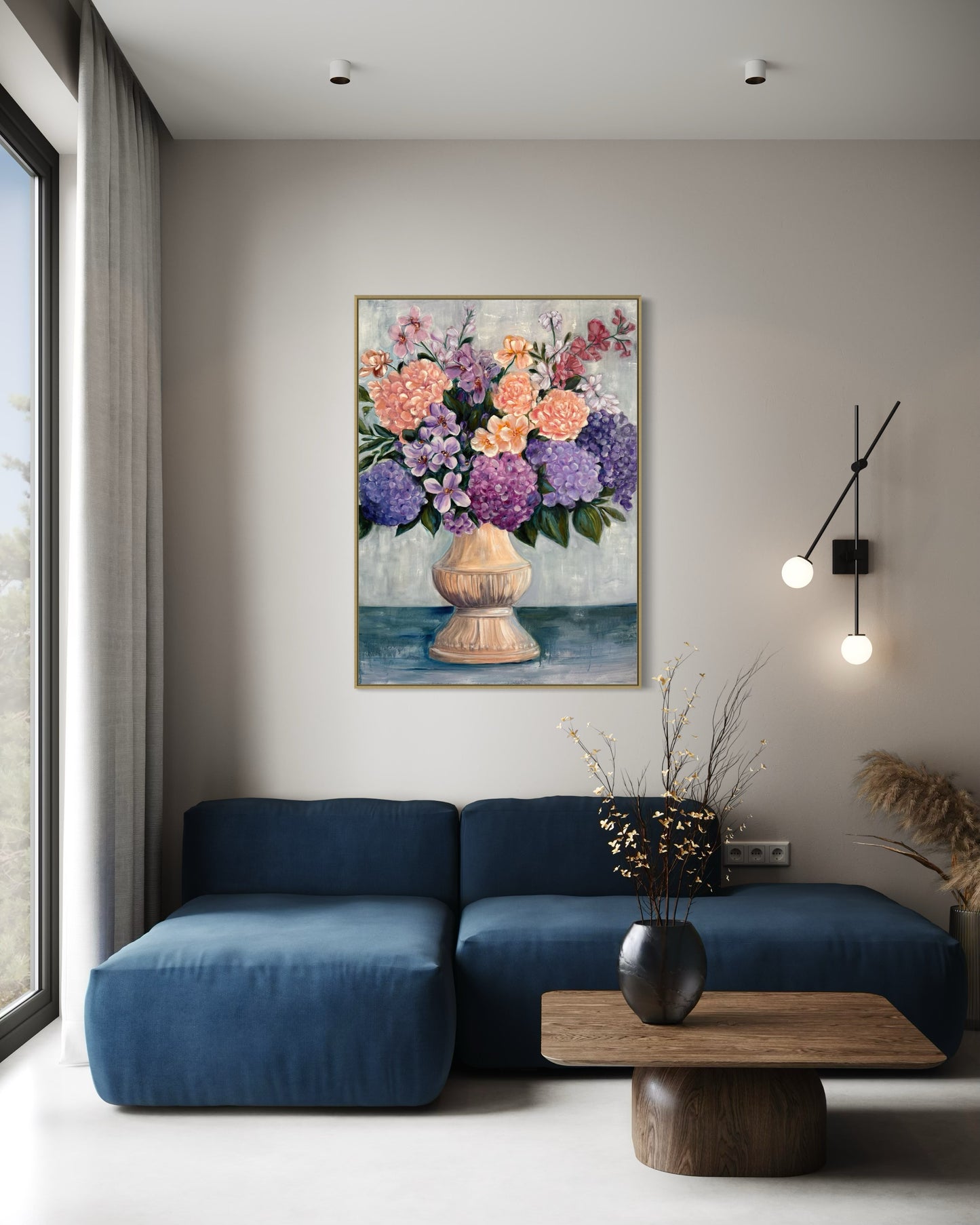 “Arrayed in Beauty” – 36x48 Original Oil Framed