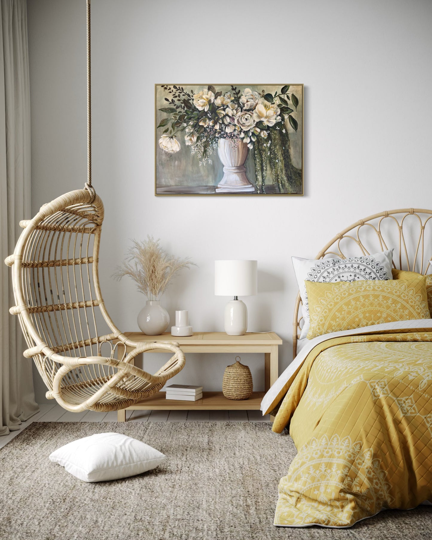 “A Return to Stillness” – 36x48 Original Mixed Media Framed