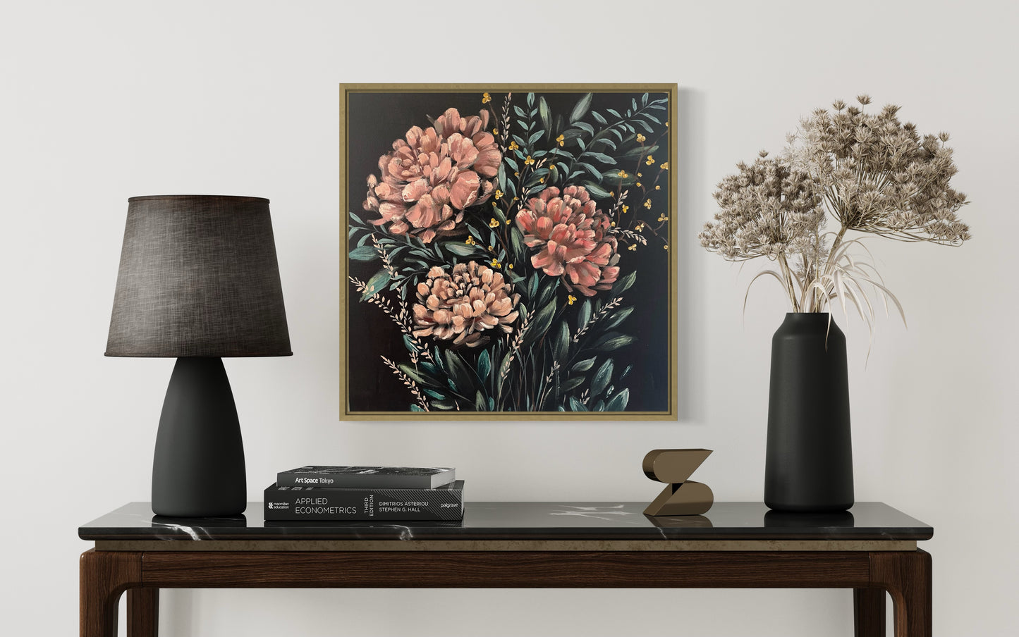 “A Glow” Framed 20x20 Original Acrylic on Canvas