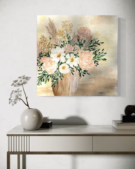 SOLD “Sweet Bohemian” 20x20 Original Acrylic on Canvas