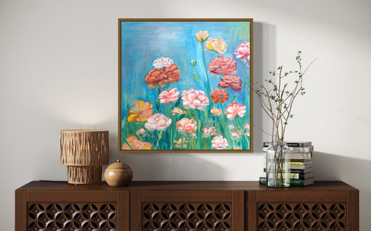 SOLD “Wonderland” 20x20 Original Acrylic on Canvas