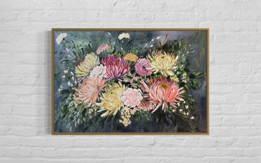 “Edens Grace” FRAMED 24x36 Original Acrylic on Canvas