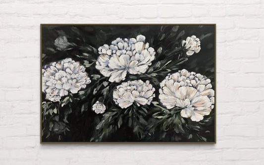 SOLD “Glorious” 24x36 Framed Original Acrylic on Canvas