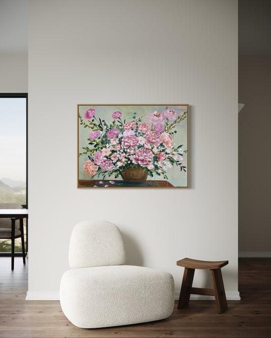 SOLD “Clothed in Splendor” FRAMED 30x40 Original Acrylic on Canvas