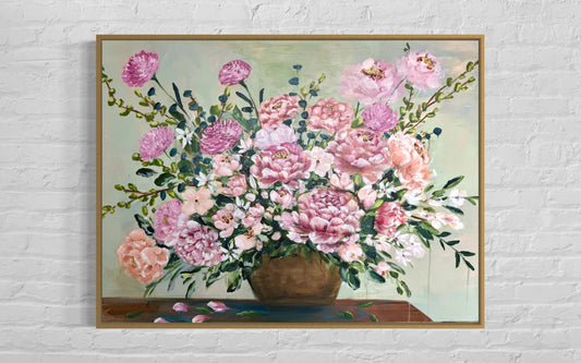 SOLD “Clothed in Splendor” FRAMED 30x40 Original Acrylic on Canvas