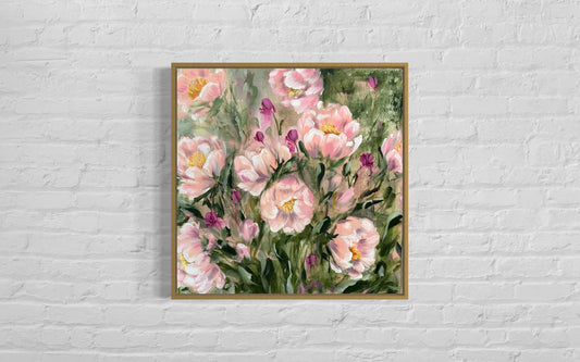 “Closer Still” FRAMED 24x24 Original Acrylic on Canvas