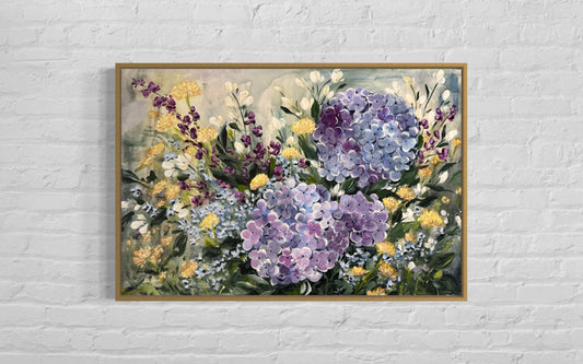 “Graceful Serenity” FRAMED 24x36 Original Acrylic on Canvas