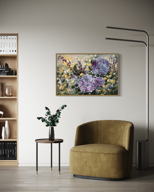 “Graceful Serenity” FRAMED 24x36 Original Acrylic on Canvas