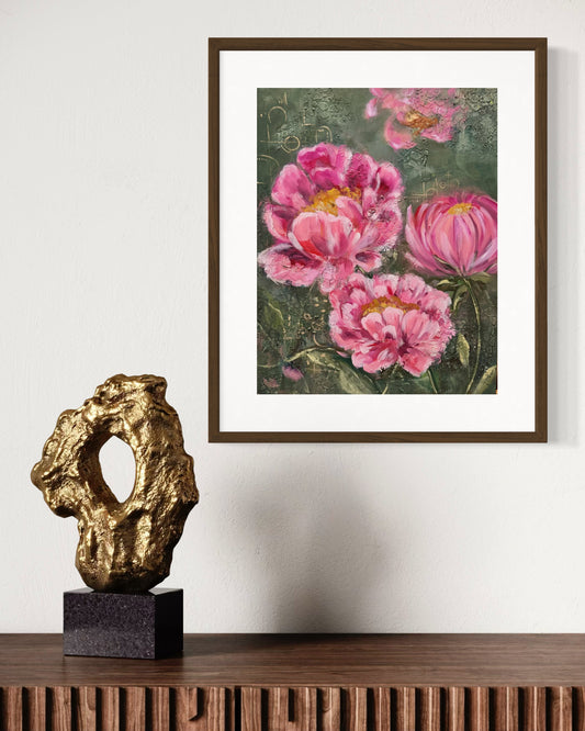 Peonies in Reverie| Art Print| Limited Edition|Various Sizes