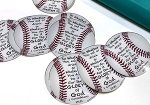Baseball Faith Decal |Faith Sticker for Tumblers, Binders, Bibles, Planners etc