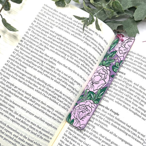 Hand Painted Wooden Bookmark