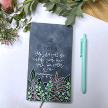 Load image into Gallery viewer, Hand Painted Mini Planner- Deuteronomy 31:8
