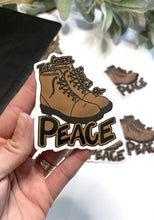 Load image into Gallery viewer, Boots Of Peace|Ephesians 6:15|Faith Decal |Faith Sticker|Tumbler Sticker|Bible Stickers
