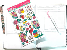 Load image into Gallery viewer, Summer Lovin Faith Stickers| christian Planner Stickers|Spring Stickers|Summer stickers | Bible Journaling Stickers|Faith Sticker Sheets

