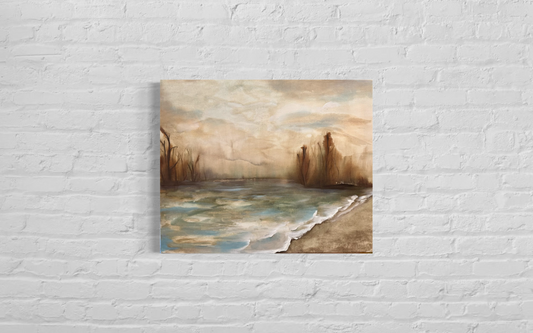 Echoes of Light– 16X20 inch Original Mixed Media on Canvas