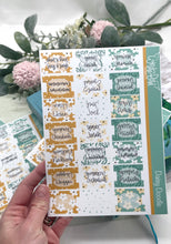 Load image into Gallery viewer, Daisy Doodle Bible tabs |Laminated Vinyl Sticker Tabs| Old Testament| New Testament
