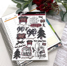 Load image into Gallery viewer, Rustic Christmas Faith Sticker Sheets| Planner Stickers| Journal Stickers| Monthly Set
