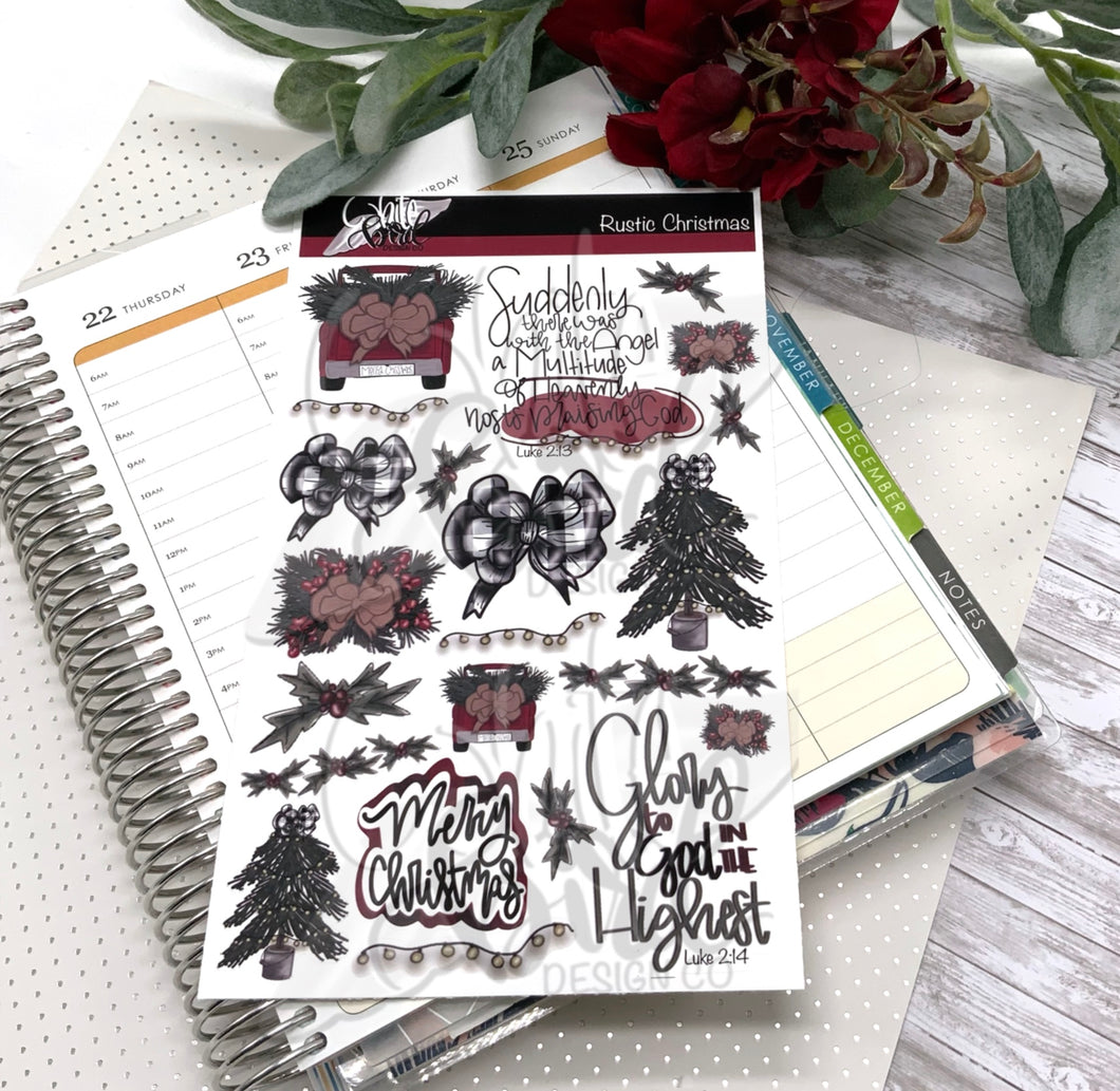 Weathered Stickers, Faith, 4.5 x 6.5, scrapbook stickers  (Momenta)<br><font color=red>50% off</
