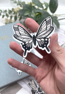 Boho Neutral Butterly Decal |Faith Sticker for Tumblers, Binders, Bibles, Planners etc