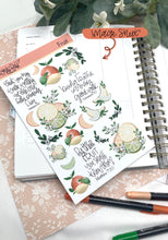 Load image into Gallery viewer, Fruit Faith Sticker Sheets| Christian Planner Stickers| Journal Stickers| Bible Stickers| Monthly StickerSets
