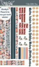 Load image into Gallery viewer, I am With You Always Faith Sticker Sheets| Christian Planner Stickers| Bible Verse Stickers| Floral Stickers|Bible Stickers| Journal StickerSets
