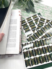 Load image into Gallery viewer, Camo Bible tabs |Laminated Vinyl Sticker Tabs| Old Testament| New Testament
