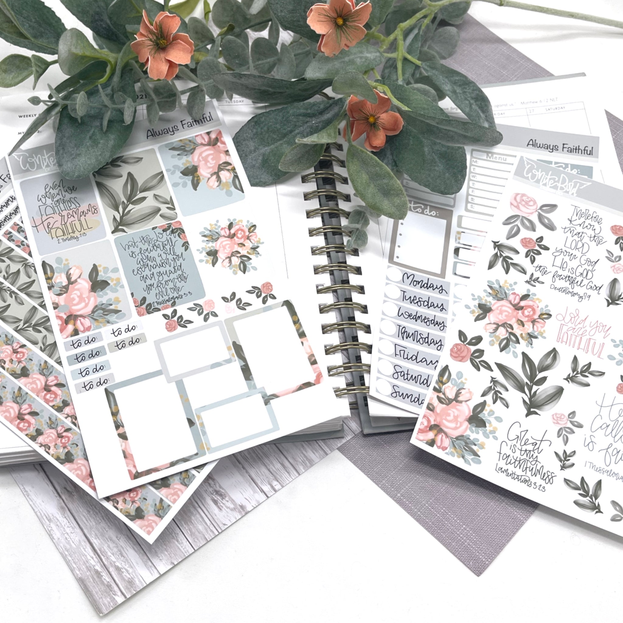 Even If Faith Sticker Sheets, Christian Planner Stickers