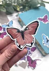 Butterfly Decal|Butterfly Sticker|Sticker for Tumblers, Binders, Bibles, Planners etc